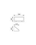 Aplique de pared exterior DOVER