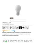 SMART WIFI SPHERICAL OPAL bulb