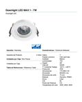 Downlight de empotrar MAX 1