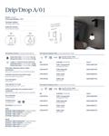 Aplique de pared DRIP-DROP A01
