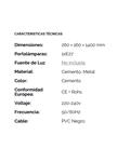 Lámpara de colgar CEMENTO 2