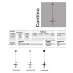 Lámpara de colgar CANTINA