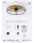 NATURE ceiling fan ceiling light