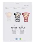 Aplique de pared BASKETBALL