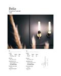 Aplique de pared DELIE