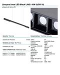 Lámpara de colgar BLACK LINE I