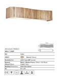 Aplique de pared GINGO