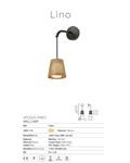 Wall light LINO