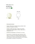 LLUNA table lamp