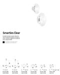 Lámpara de colgar SMARTIES CLEAR