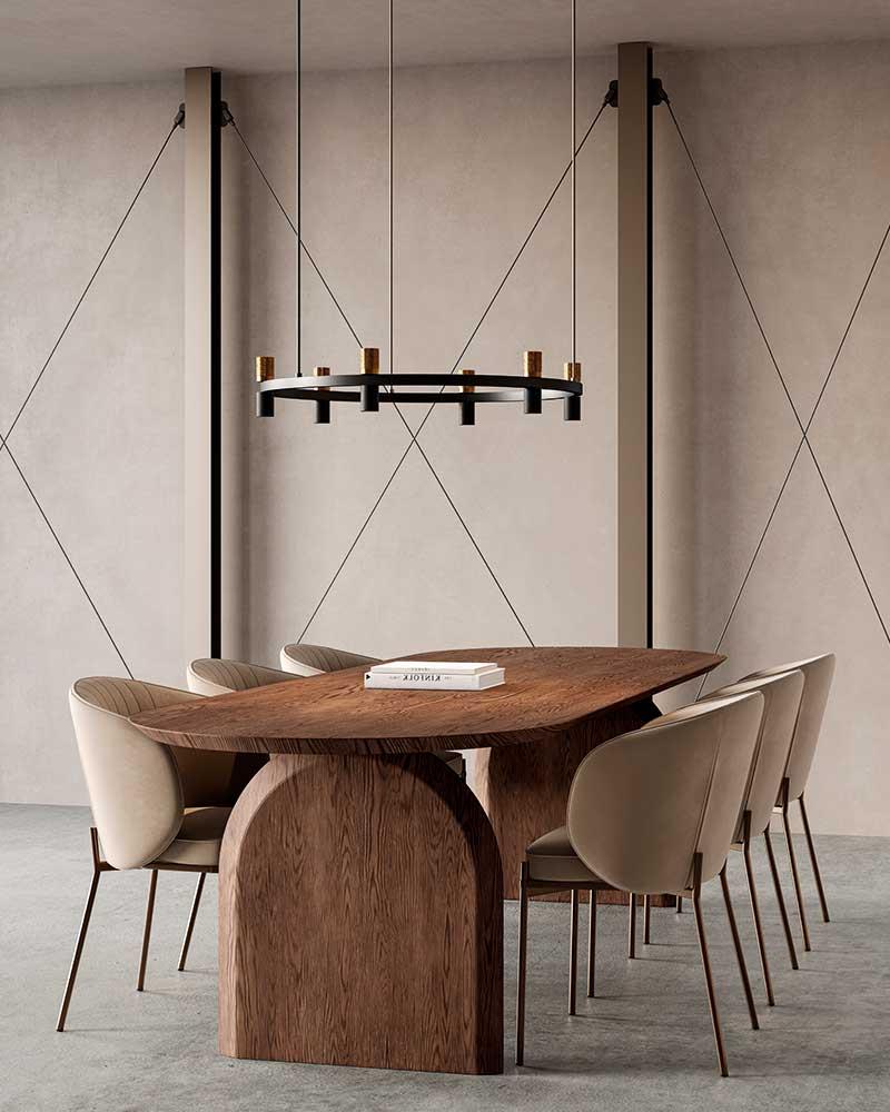 Lámpara de colgar TURA 6