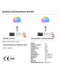 Bombilla LED SMARTHOME WIFI E-14 A45