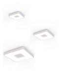 COIN WHITE SQUARE ceiling light
