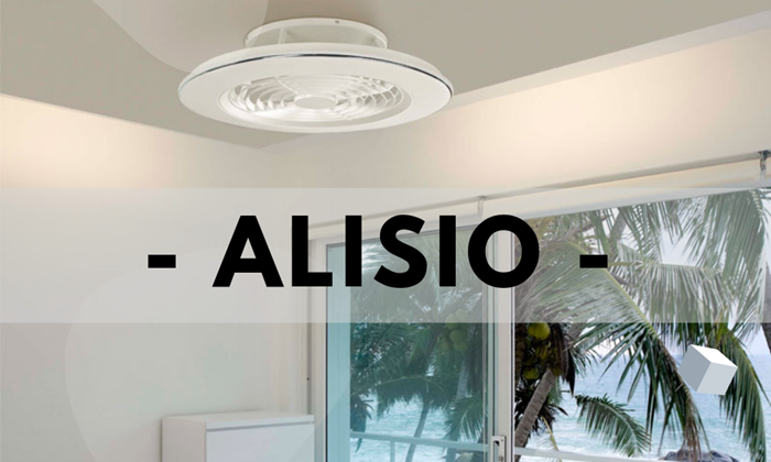 NOVEDAD: Plafón de techo LED con ventilador ALISIO | Keisu, iluminación y diseño.