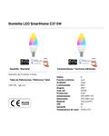 LED bulb SMARTHOME WIFI E-14 A45