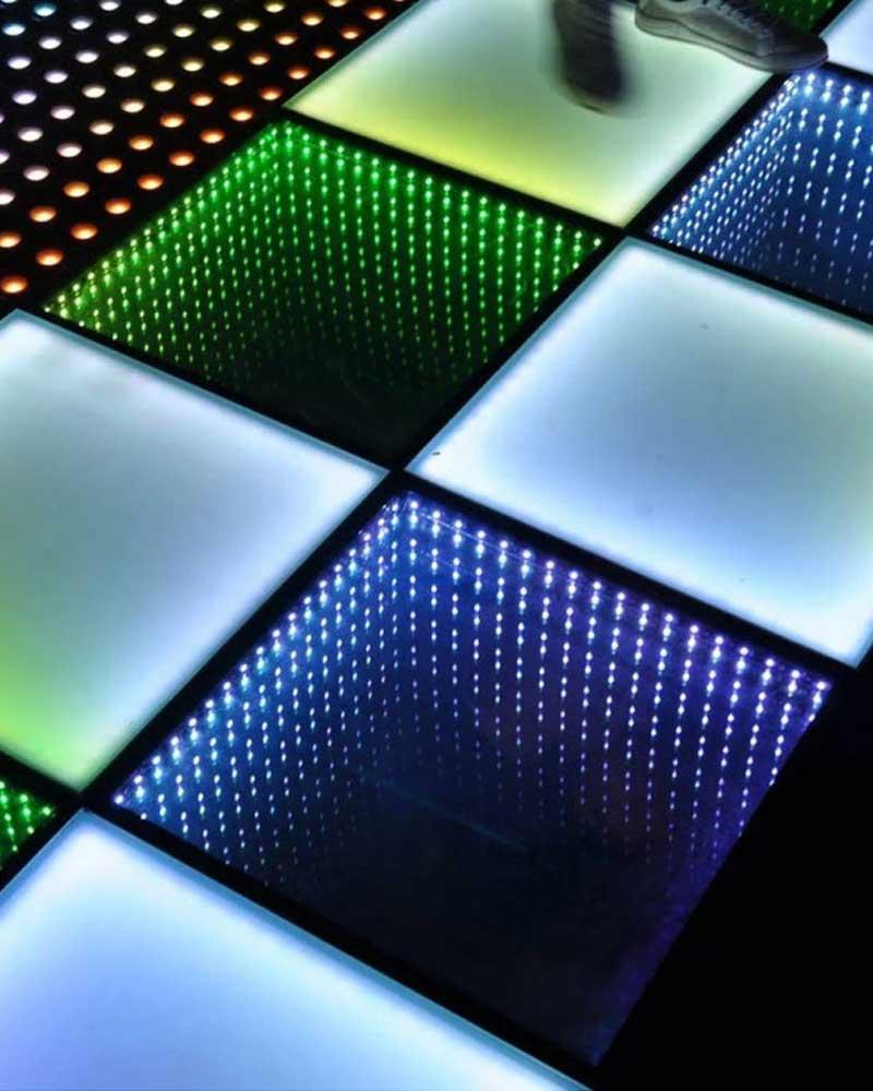 Suelo luminoso LED 3D RGB MAGICFLOOR