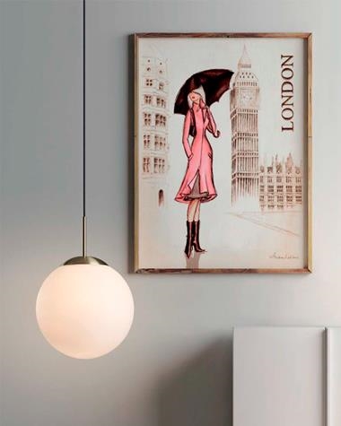 Lámpara de colgar RONDA | RONDA/COLGAR/1/CROMO | MDC | Keisu, iluminación y diseño.