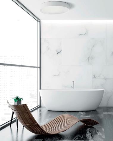 Plafón de techo ASLI IP44 | ASLI/IP44/BLANCO | MDC | Keisu, iluminación y diseño.