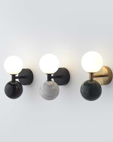 Aplique de pared DALT | DALT/AP/A1280/BLANCO/NEGRO | AROMAS | Keisu, iluminación y diseño.