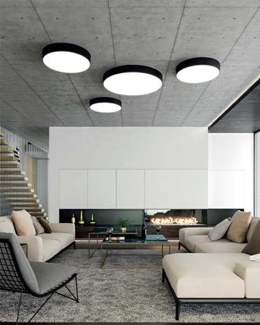 Plafón de techo ISIA | ISIA/1000/BLANCO/3000/NOREG | ACB | Keisu, iluminación y diseño.