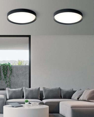 Plafón de techo MINSK | MINSK/400/BLANCO/3000/NOREG | ACB | Keisu, iluminación y diseño.