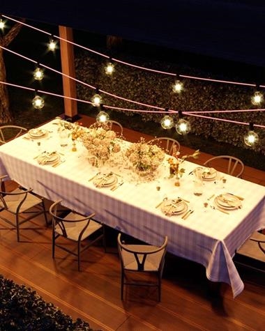 Colored garlands for indoor and outdoor | GUIR/COLOR/PLATA/NEGRO | Keisu, lighting and design.