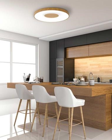 Plafón de techo COIN WOOD | COIN/WOOD | MANTRA | Keisu, iluminación y diseño.