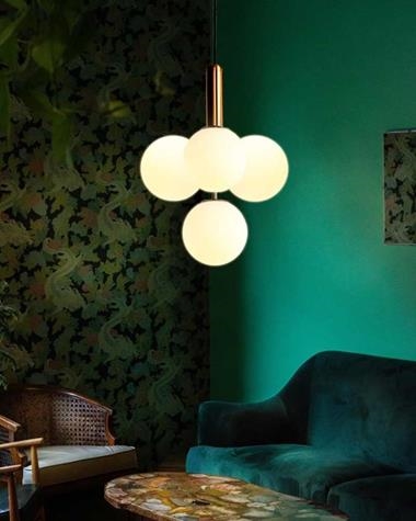 Lámpara colgar MUSA 4 | MUSA/C4 | SULION | Keisu, iluminación y diseño.