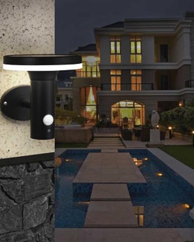 Aplique exterior solar BALTIMORE | BALTIMORE | MEGAMAN | Keisu, iluminación y diseño.