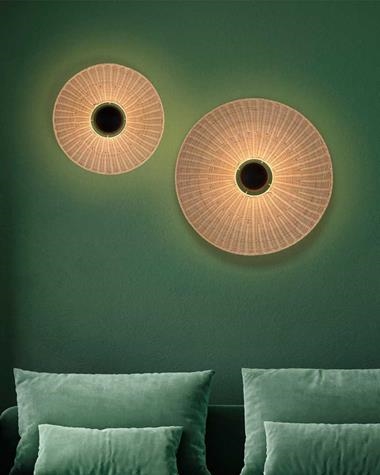 PAMELA RATTAN wall or ceiling lamp | PAMELA/AP/RATAN | ACB | Keisu, lighting and design.