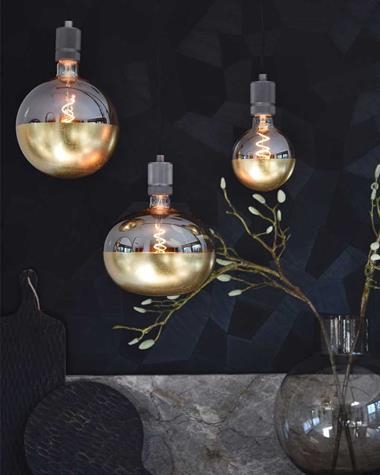 Bombillas CRAQUELE GOLD | CRAQUELE/GOLD | CALEX | Keisu, iluminación y diseño.