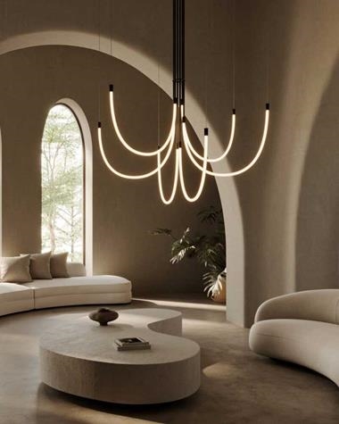 Lámpara de colgar CRAM 6 | CRAM/6/C1239/6 | AROMAS | Keisu, iluminación y diseño.