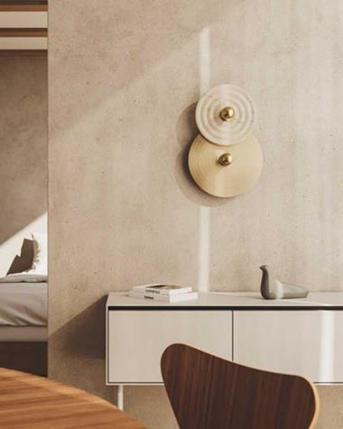 Aplique de pared ABBY 2 | ABBY/2/A1259/NEG | AROMAS | Keisu, iluminación y diseño.