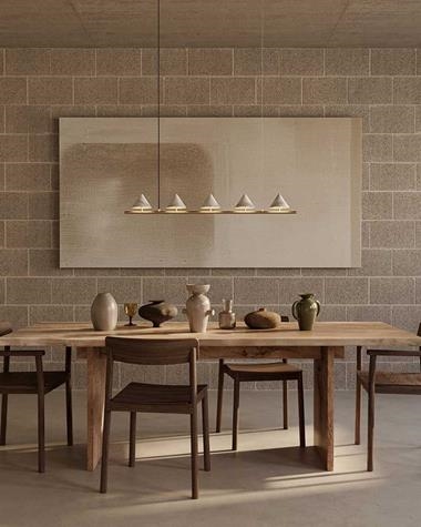 Lámpara colgar ANZA 5 | ANZA/C1336/5 | Keisu, iluminación y diseño.