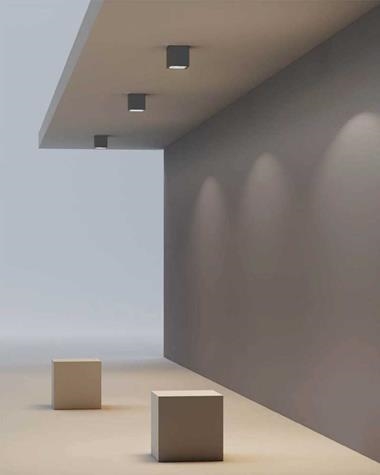 Plafón exterior PERSEO | PERSEO/P2077000GR | ACB | Keisu, iluminación y diseño.