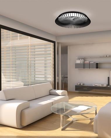 Plafón de techo con ventilador HIMALAYA | HIMALAYA/BLANCO/7120 | MANTRA | Keisu, iluminación y diseño.