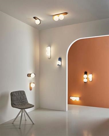 Aplique de pared ZESTA | ZESTA/1/BLANCO | PLUSSMI | Keisu, iluminación y diseño.