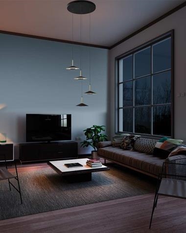 Lámpara de colgar ORION 4C | ORION/4C/7476 | MANTRA | Keisu, iluminación y diseño.