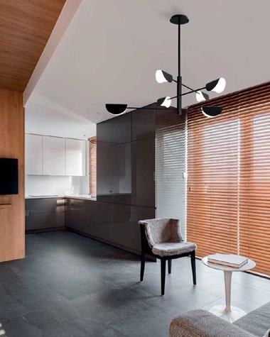 Lámpara colgar MUTO | MUTO/MD2140-6BK | INESLAM | Keisu, iluminación y diseño.