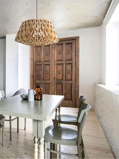 Lámpara de colgar SERBAL | SERBAL/NATURAL/001 | ineslam | Keisu, iluminación y diseño.