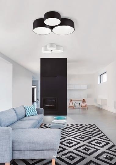 Plafón de techo POT TRIPLE | POT/TRIPLE/24210-60/BL/ | ole | Keisu, iluminación y diseño.