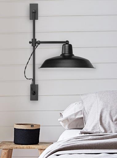 Aplique de pared SOHO | SOHO/APLIQUE/NEGRO/ | luxcambra | Keisu, iluminación y diseño.