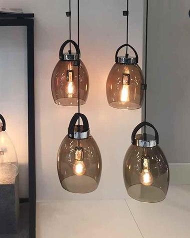 Lámpara de colgar LANTERN-C | CLOCHE/C/1030/CR/TR/ | fokobu | Keisu, iluminación y diseño.