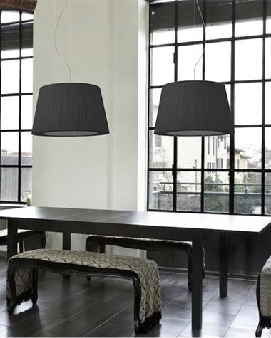 Lámpara de colgar TOSCANA C | TOSCANA/C/NEGRO/ | luxcambra | Keisu, iluminación y diseño.