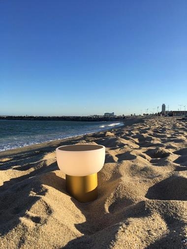 Lámpara de mesa PATIO | PATIO/20/PLATA/ | alma light | Keisu, iluminación y diseño.