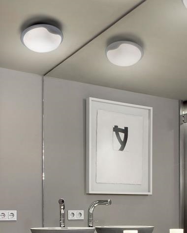 Plafón de techo MIZU 1 | MIZU/1/PEQ/BLANCO/ | alma light | Keisu, iluminación y diseño.