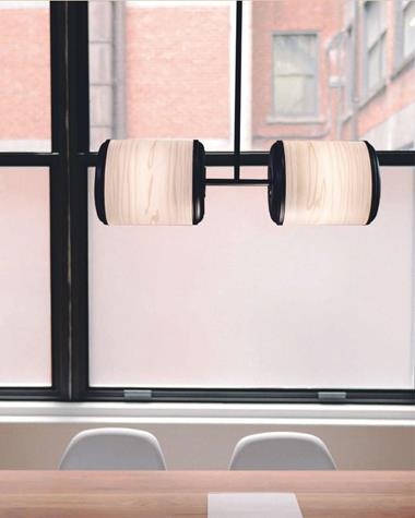 Lámpara de colgar POP DOBLE  | POP/COLGAR/DOBLE/SR2L/BLANCO/ | icono | Keisu, iluminación y diseño.