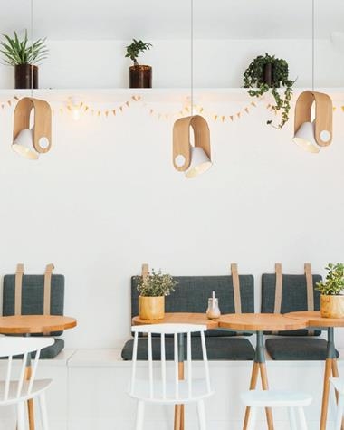 Lámpara de colgar WOODY | WOODY/MD2314W/BLANCO | ineslam | Keisu, iluminación y diseño.