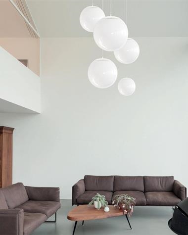 Lámpara de colgar PLANET | PLANET/COLGAR/PLAPG300/OPA | INESLAM | Keisu, iluminación y diseño.