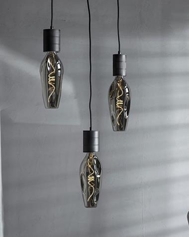 Bombilla decorativa BARCELONA | BARCELONA/425996/TITANIO | calex | Keisu, iluminación y diseño.